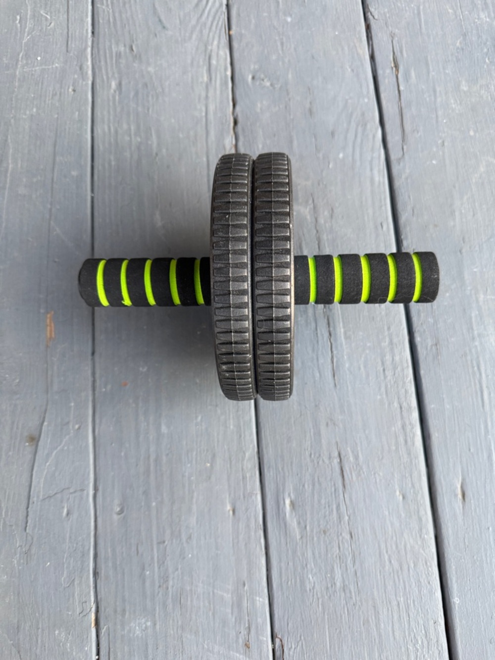 Ab Wheel Roller, Black/Neon Green handles